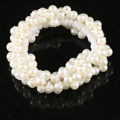 Beaded Pearls Ponytail