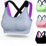 Cross Double Strap Training Sports Bra