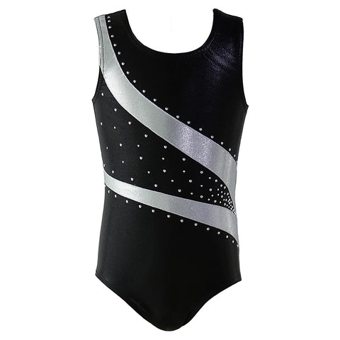 Diamond-Encrusted Gymnastic Leotards