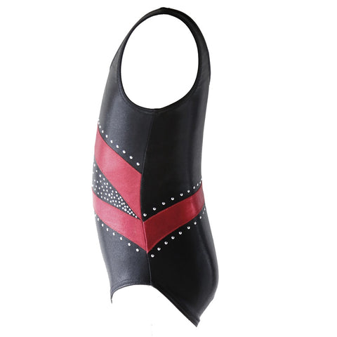 Diamond-Encrusted Gymnastic Leotards