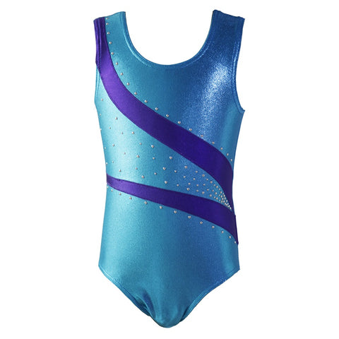 Diamond-Encrusted Gymnastic Leotards