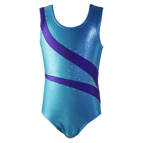 Diamond-Encrusted Gymnastic Leotards
