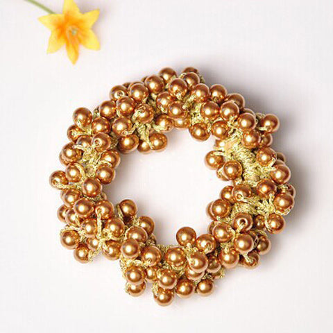 Beaded Pearls Ponytail