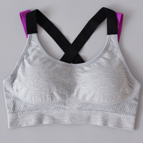 Cross Double Strap Training Sports Bra