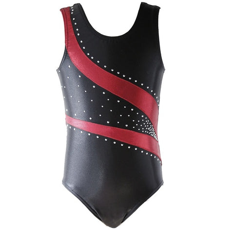 Diamond-Encrusted Gymnastic Leotards