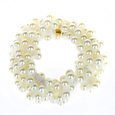 Beaded Pearls Ponytail